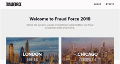 Desktop Screenshot of fraudforcesummit.com